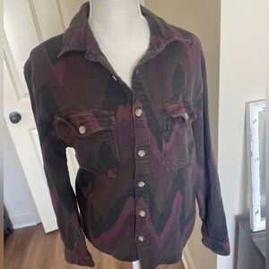 Urban Outfitter Men's Multi Color 100% Cotton Button-up Shirt Small Long Sleeve